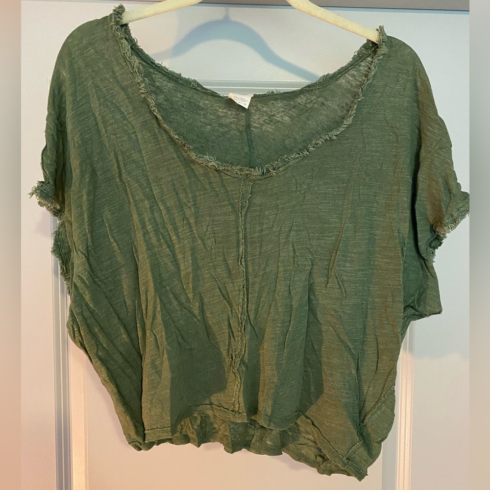 Free People Short Sleeve Top